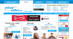 Desktop Screenshot of eshop.eiffeloptic.cz