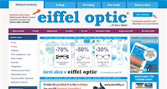Desktop Screenshot of eiffeloptic.cz